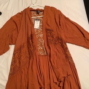 Brown cardigan new with tag